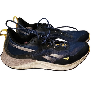 Reebok SE National Geographic Navy and Yellow Trail Running Shoes